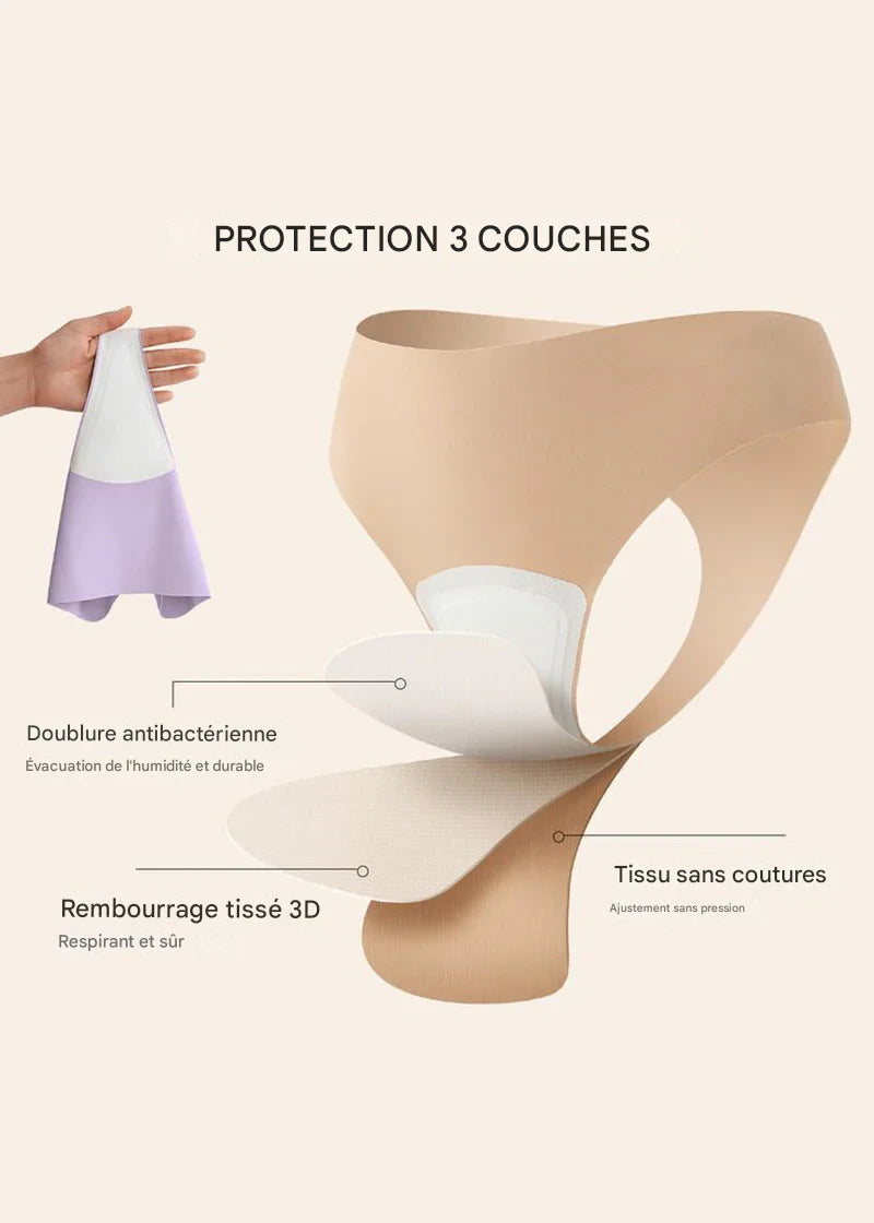 Tongs sans coutures couvrant l'orteil de chameau