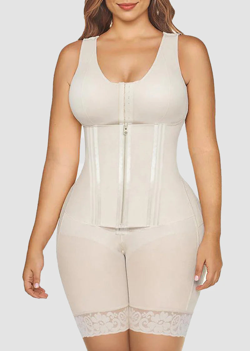 Gaine colombienne double effet ventre plat gainante intégrale
