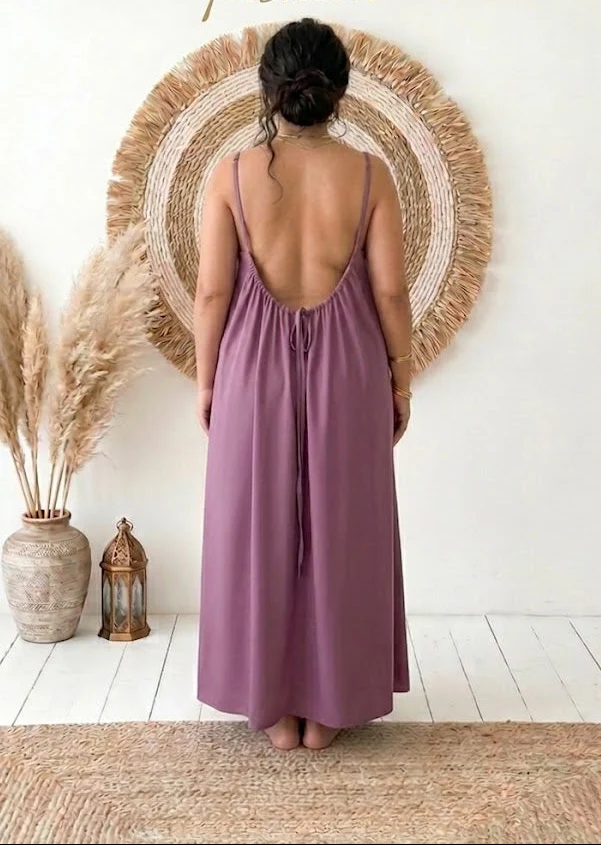 La Robe Dos Nu Camisole — Légère, ajustable, parfaite pour l'été