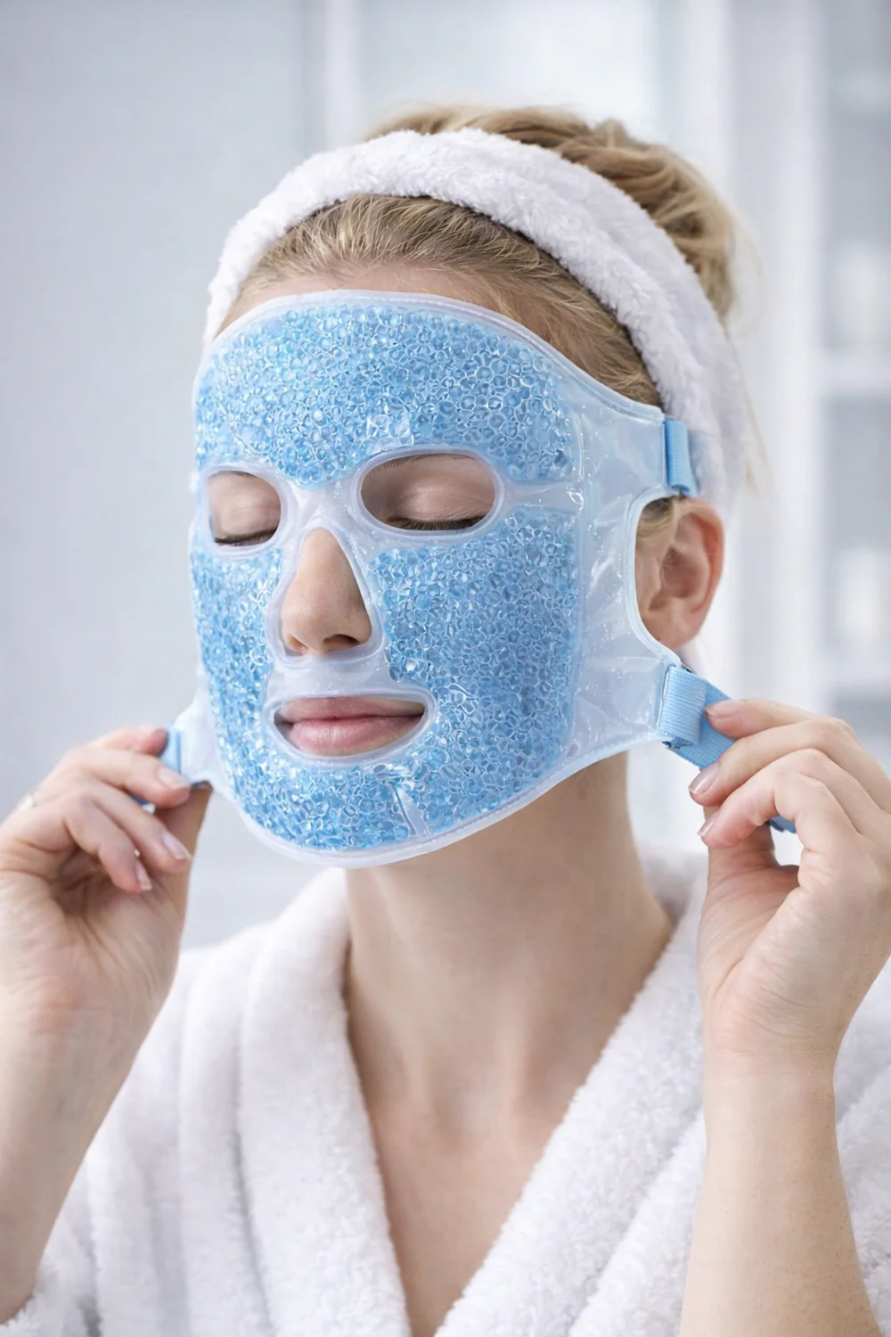 ÉclatGlace™-Masque Gel Thermo Thérapeutique Réutilisable