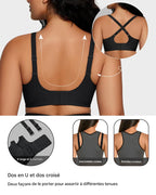 Soutien-gorge sans fil en gel, doux et confortable, à bandes lisses