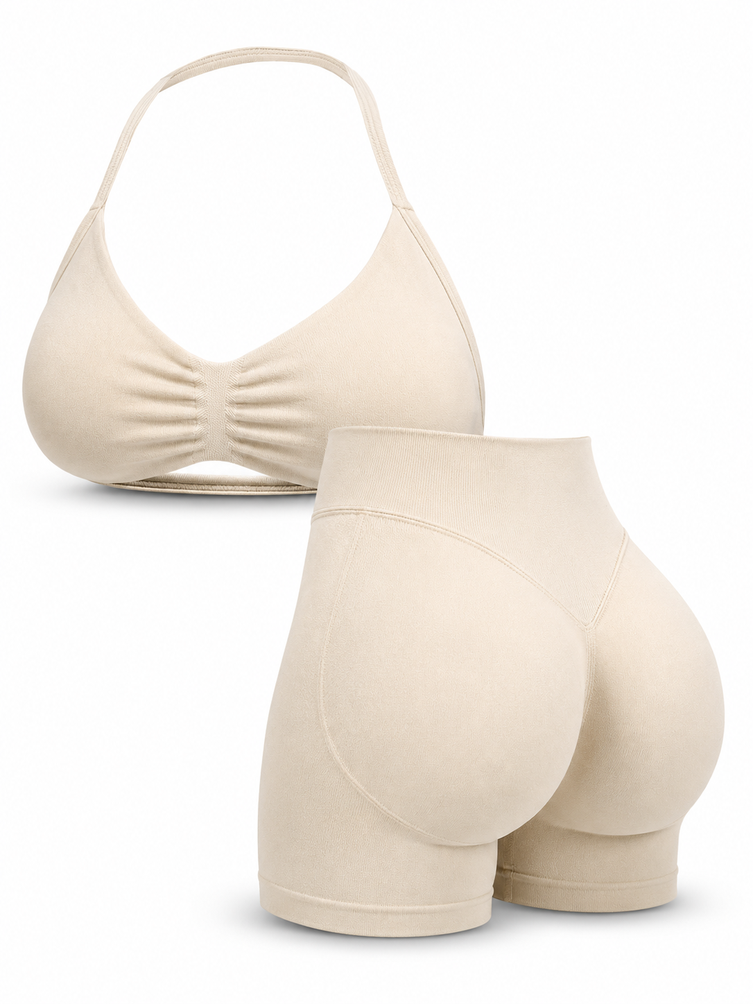 Ensemble Ultra Confort Sans Couture — Brassière + Short