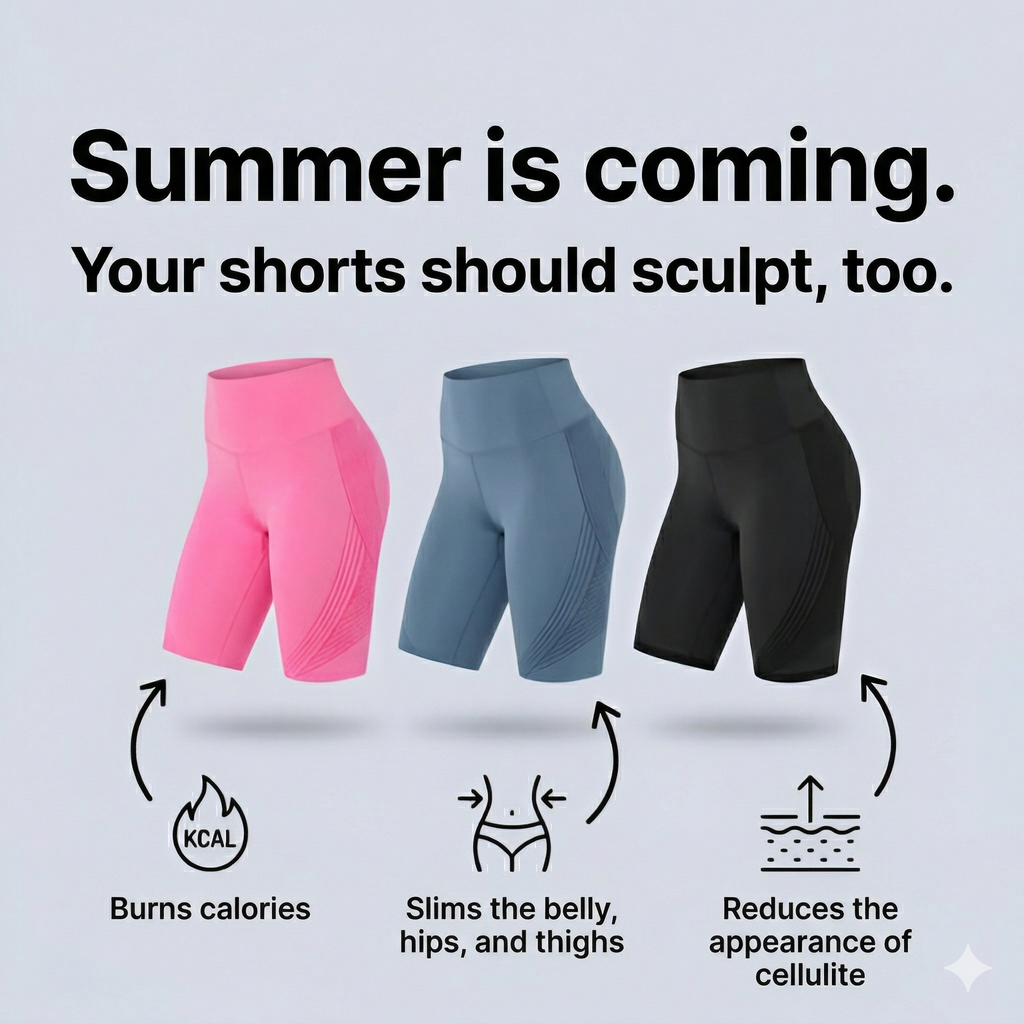 3D Anti-Cellulite Shorts — The Legging Effect Without the Heat + FREE Leggings 🎁