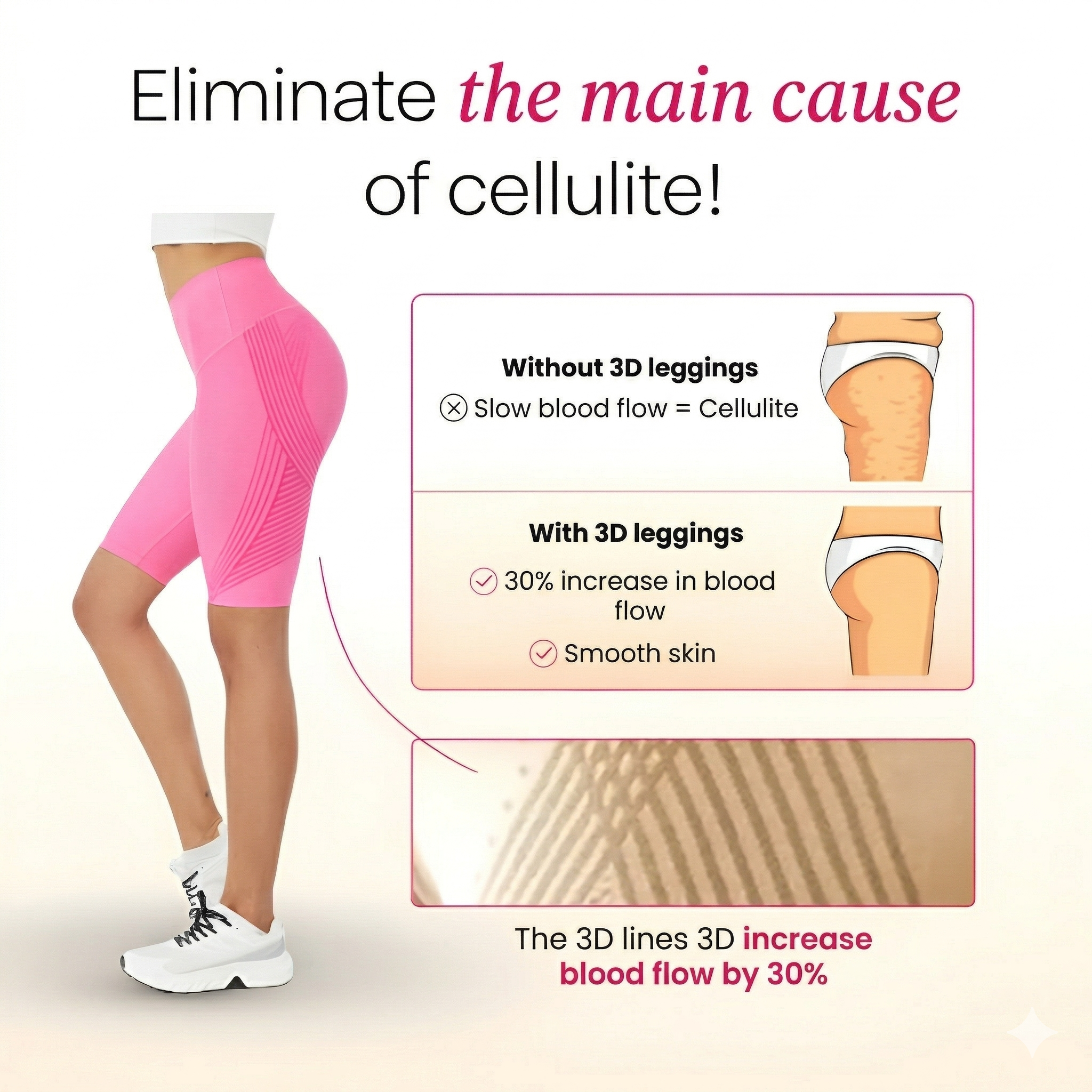 3D Anti-Cellulite Shorts — The Legging Effect Without the Heat + FREE Leggings 🎁