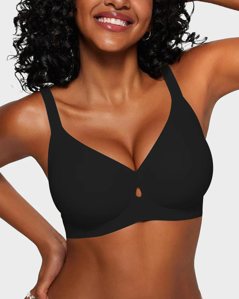 Soutien-gorge invisible en gel avec effet lift et design ajouré en forme de goutte d’eau respirant