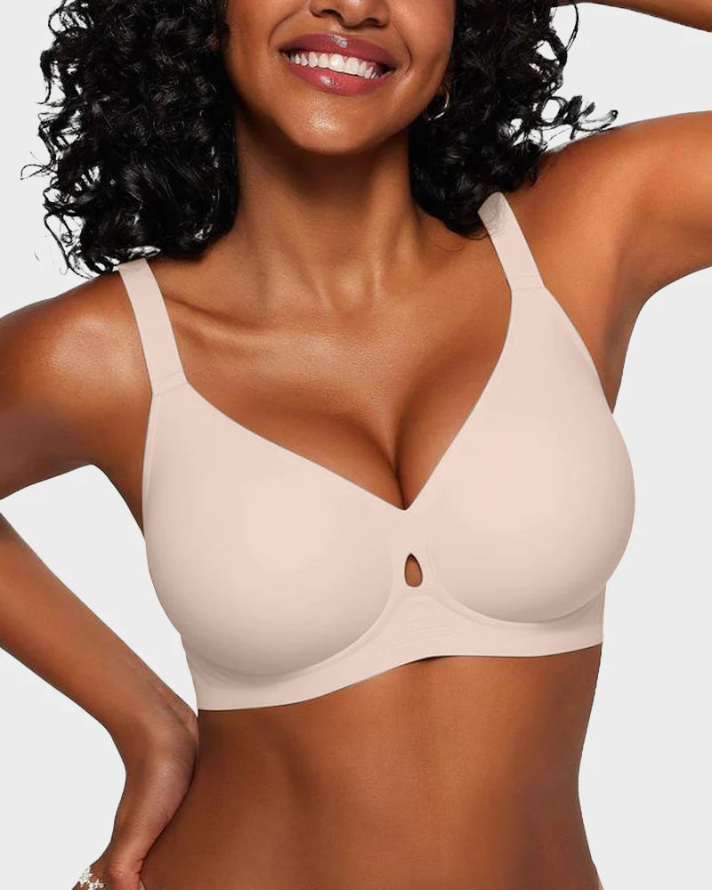 Soutien-gorge invisible en gel avec effet lift et design ajouré en forme de goutte d’eau respirant