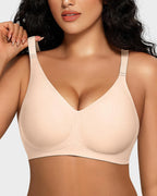 Soutien-gorge sans fil en gel, doux et confortable, à bandes lisses
