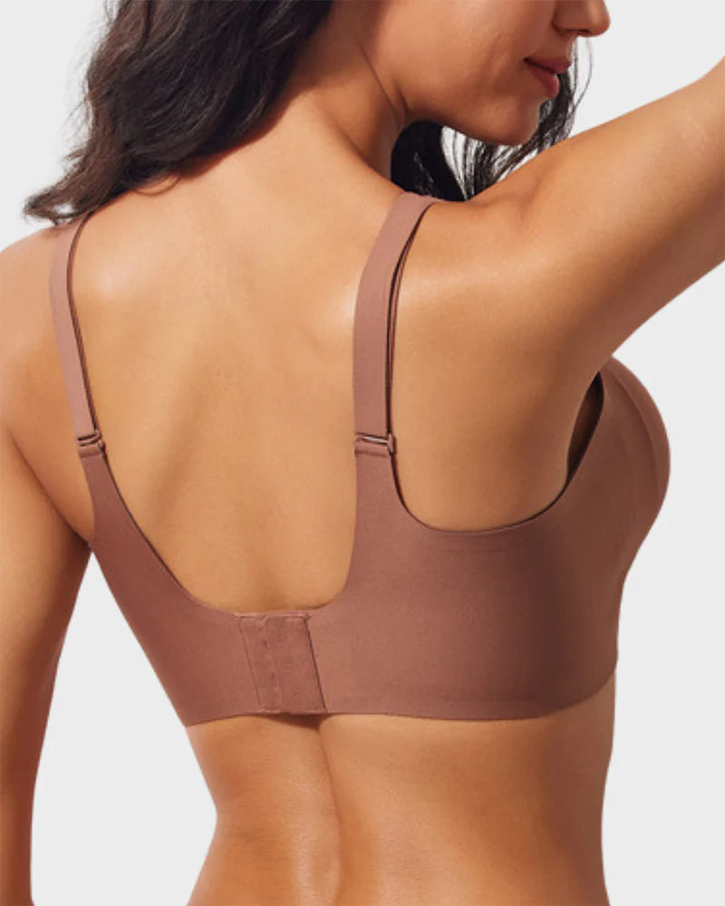 Soutien-gorge sans fil en gel, doux et confortable, à bandes lisses