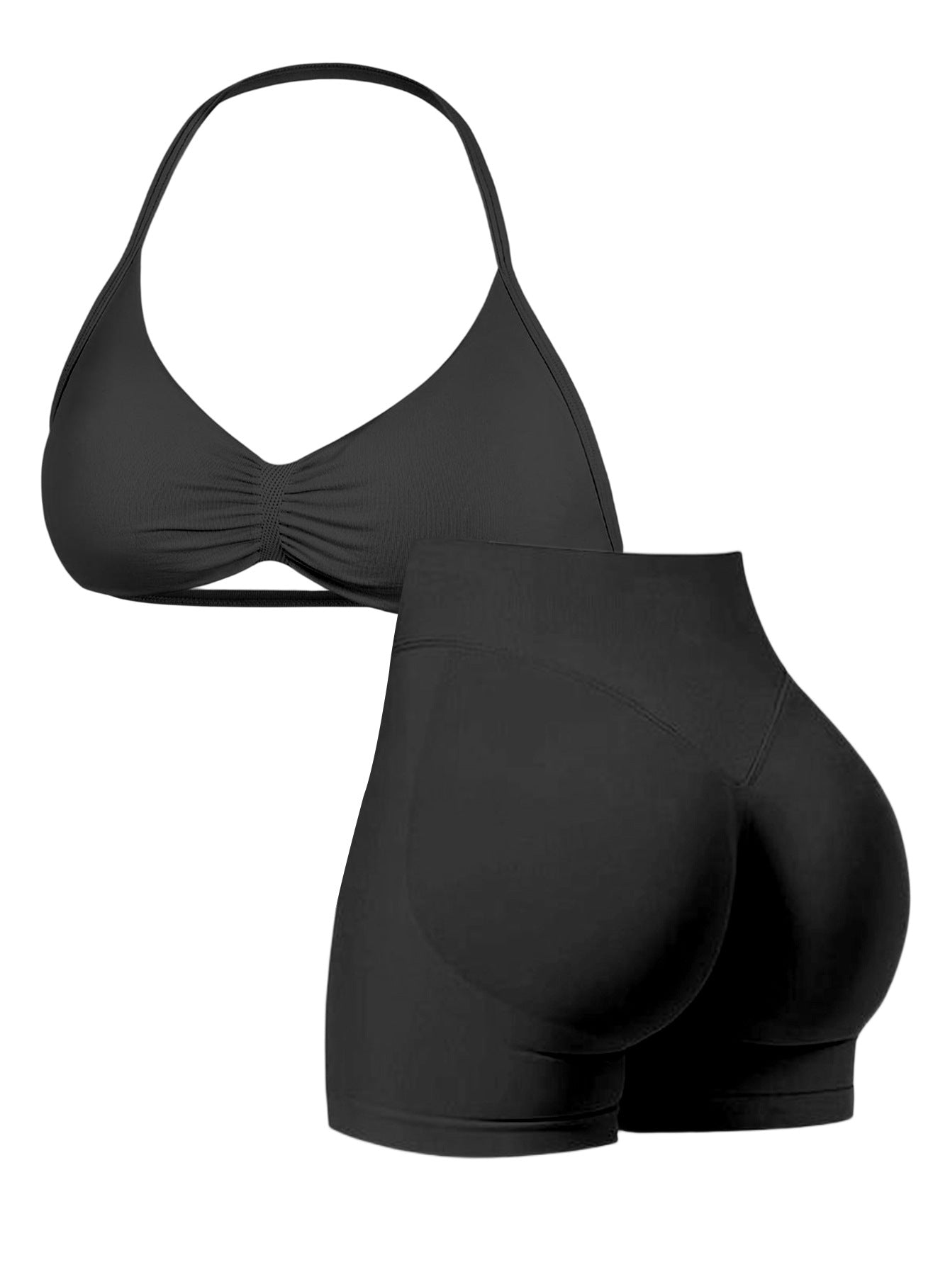 Set Confort — Brassière + Short Sport Sans Couture